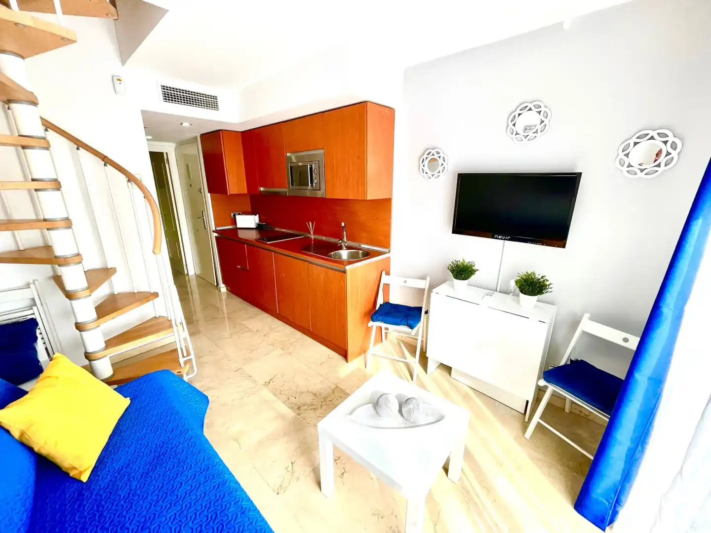Kitchen of Apartments for rent in Benalmádena  with Air Conditioner, Terrace and Furnished