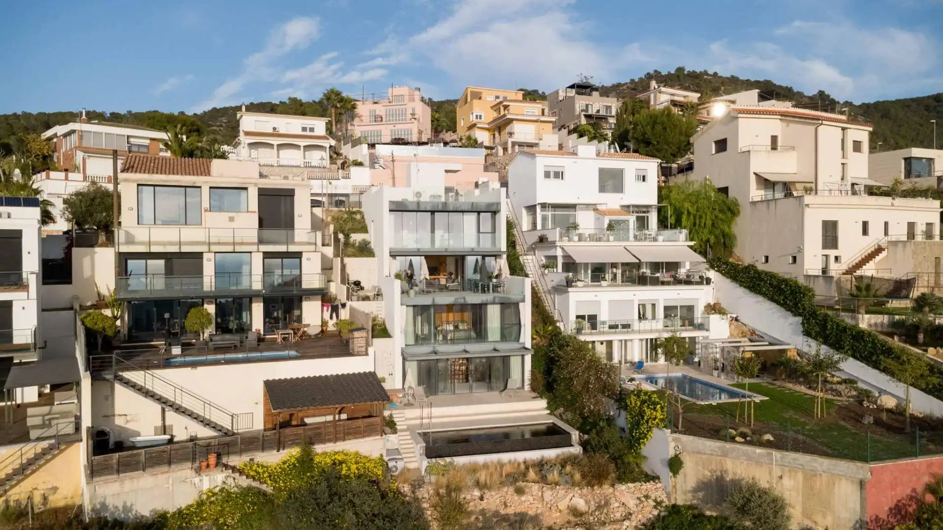 Vista exterior de Casa o chalet en venta en Sitges con Calefacción, Jardín privado y Terraza