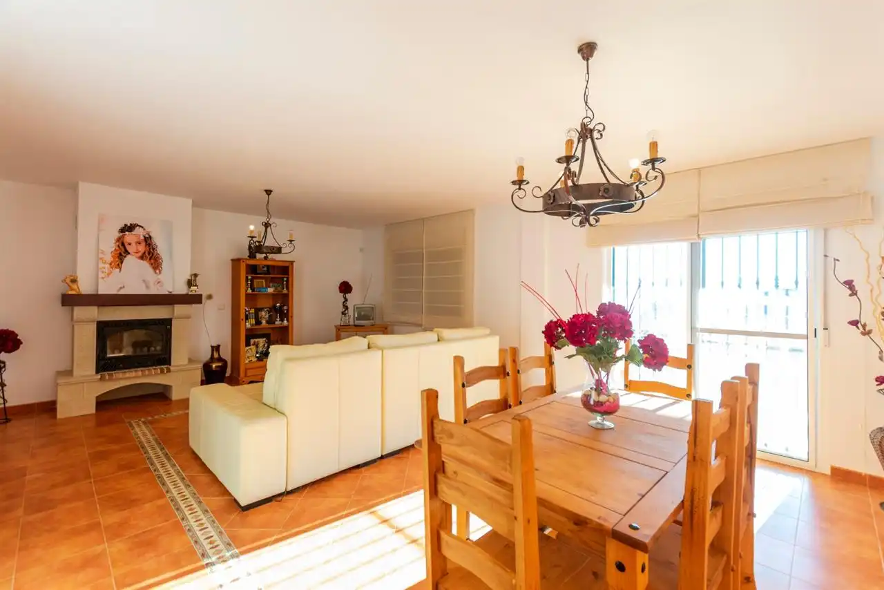 Living room of Houses for sale in Lorca  with Private garden, Storage room and Furnished