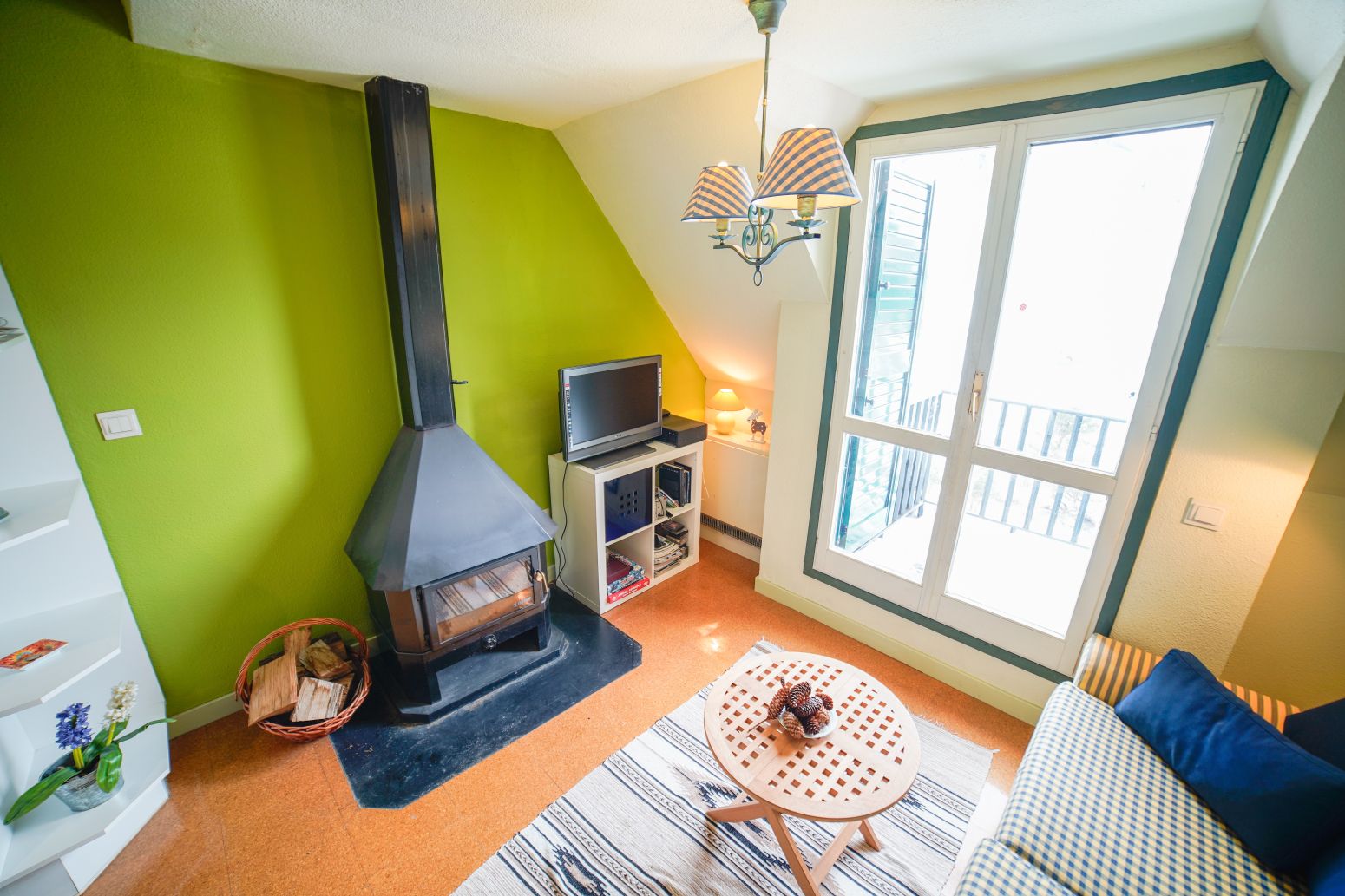 Living room of Attic for sale in Aisa  with Heating, Terrace and Storage room