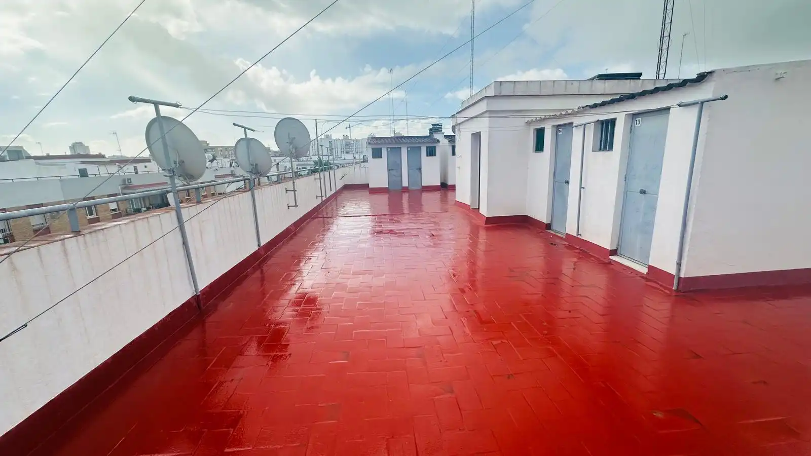 Terrasse von Wohnung zum Verkauf in Sevilla mit Klimaanlage, Heizung und Terrasse