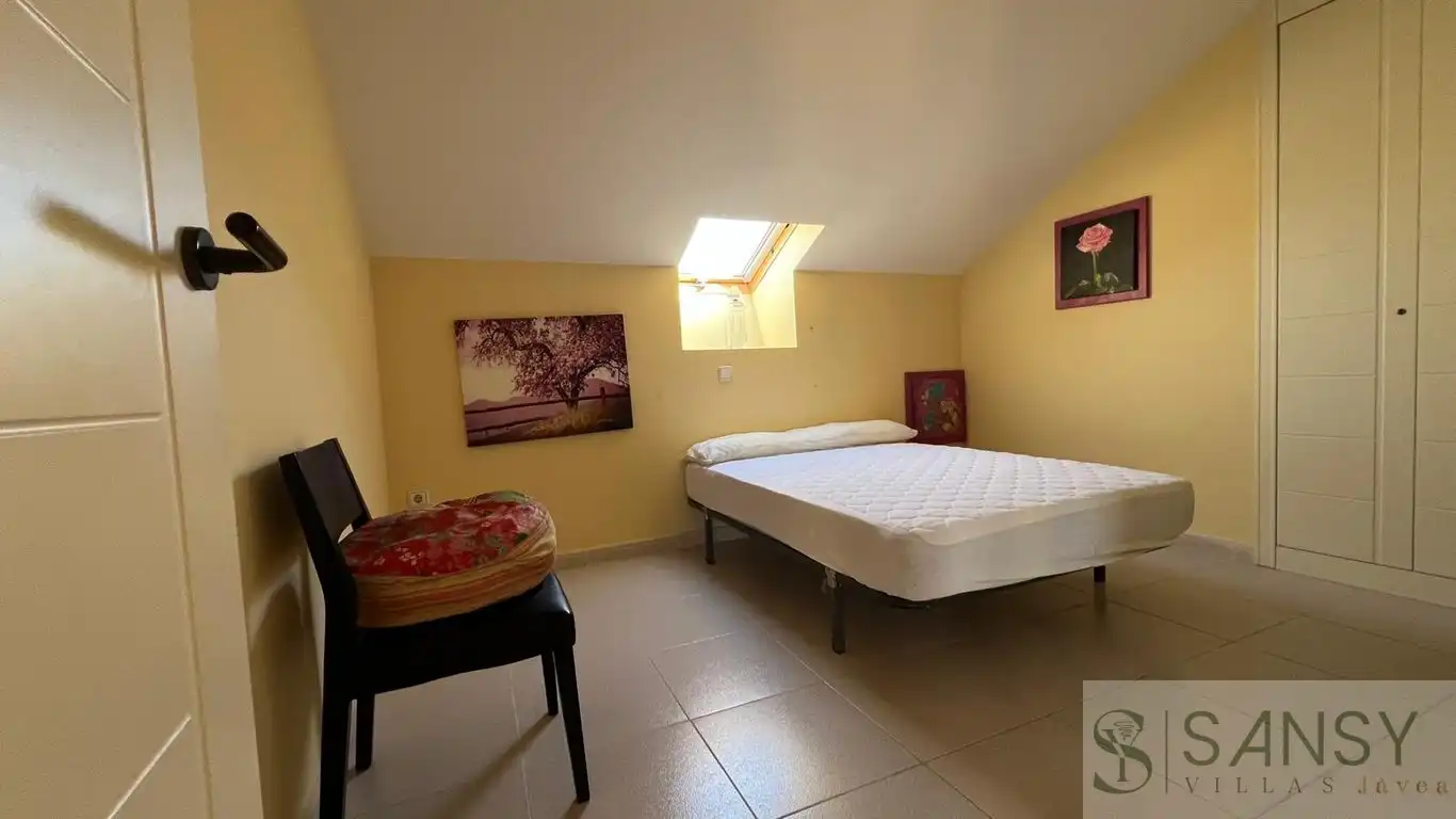 Bedroom of Attic for sale in Dénia  with Air Conditioner, Storage room and Community pool