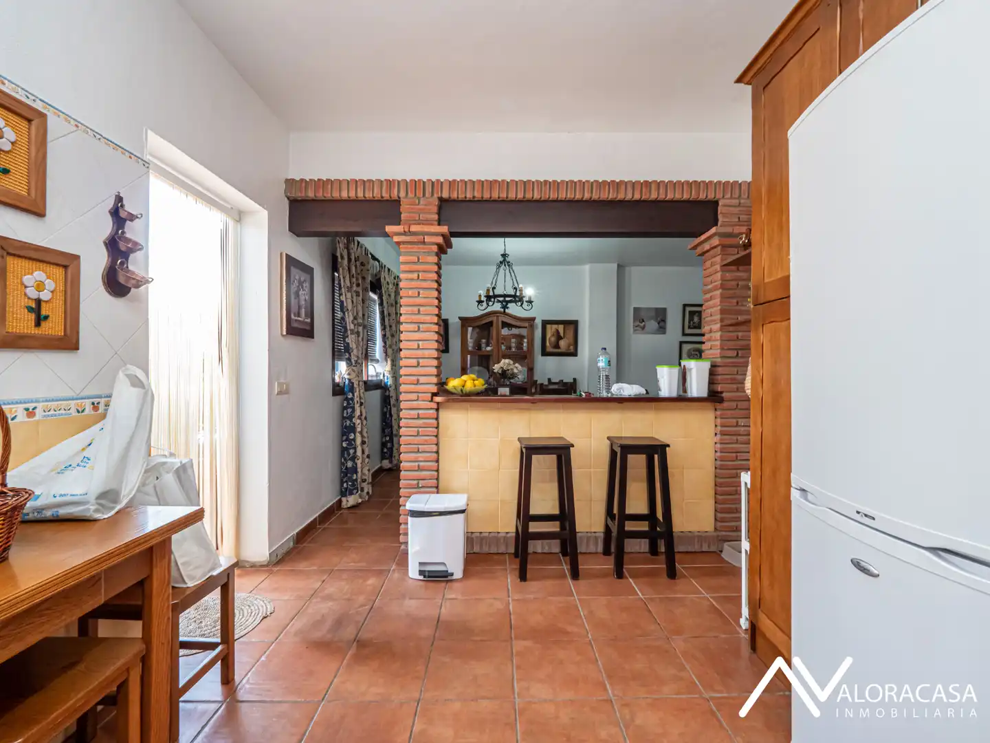 Cuina de Casa adosada en venda en Pizarra amb Aire condicionat, Moblat i Forn