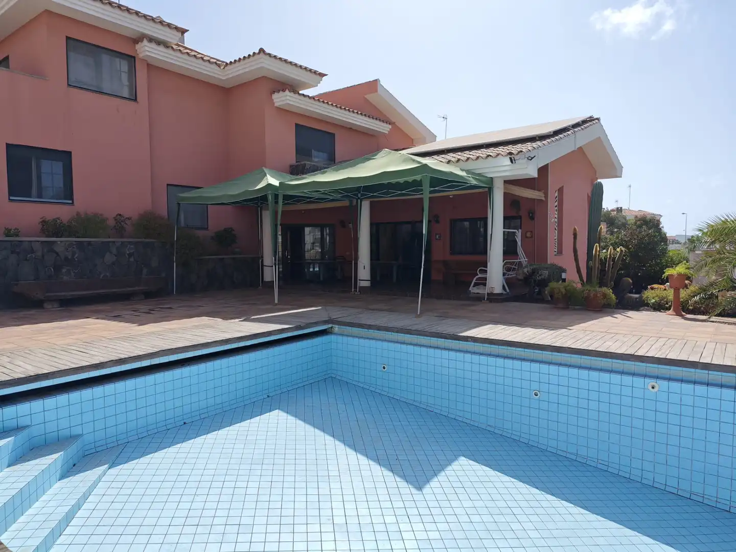 Piscina de Casa o xalet en venda en San Bartolomé de Tirajana amb Aire condicionat, Jardí privat i Terrassa