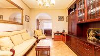 Living room of Flat for sale in  Madrid Capital  with Heating, Private garden and Terrace