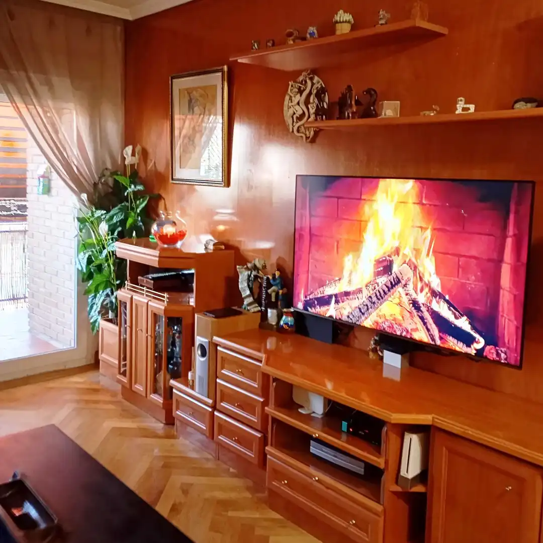 Sala de estar de Apartamento en venta en Ciempozuelos con Aire acondicionado, Parquet y Terraza