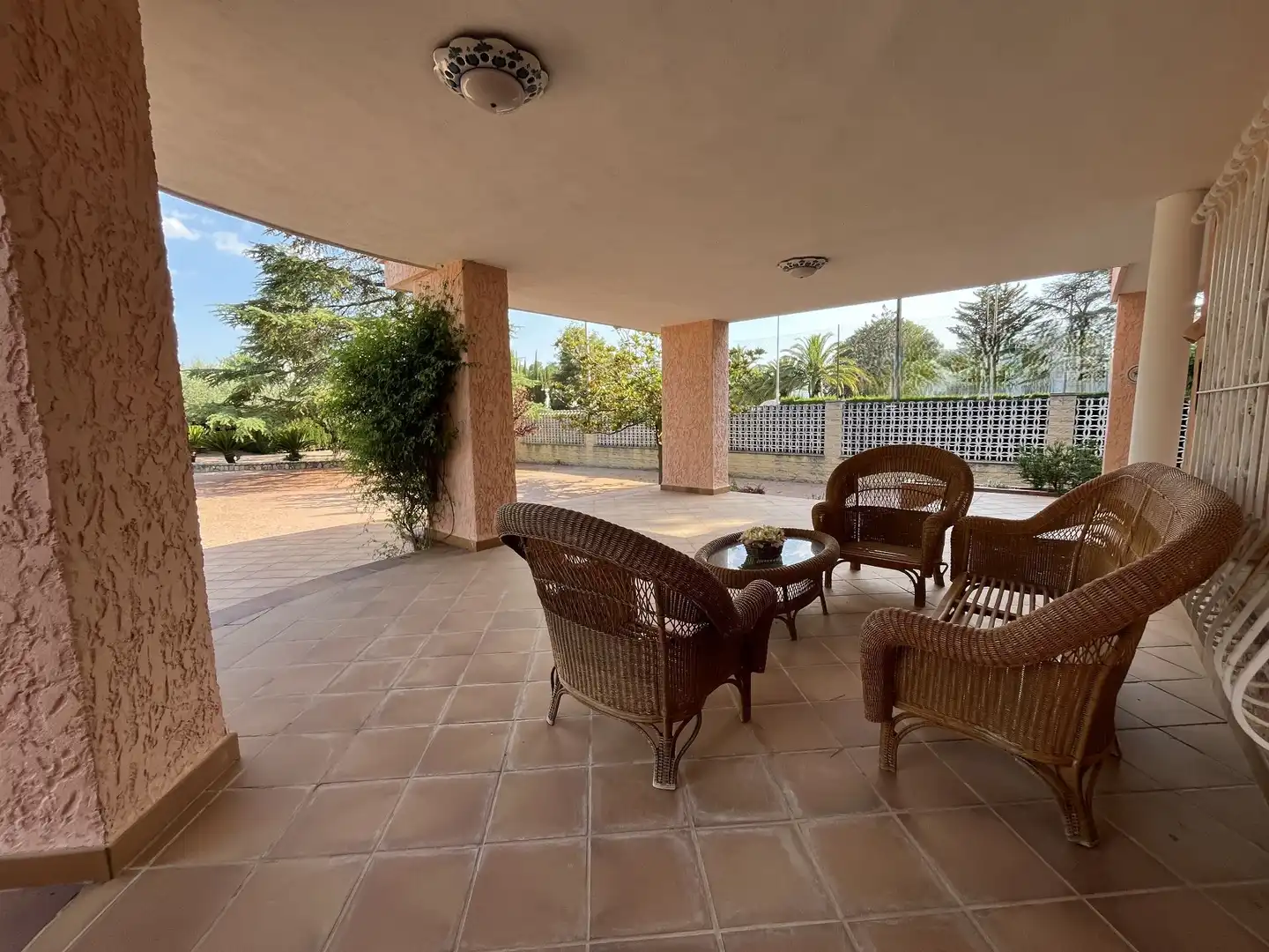 Terrassa de Casa o xalet en venda en Ontinyent amb Aire condicionat, Calefacció i Jardí privat