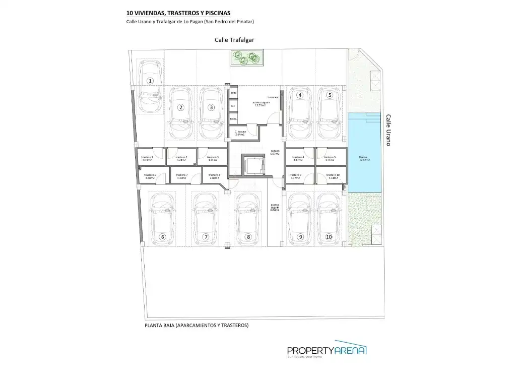 Penthouse mit Aufzug zum Verkauf in Calle Trafalgar, imagen 31