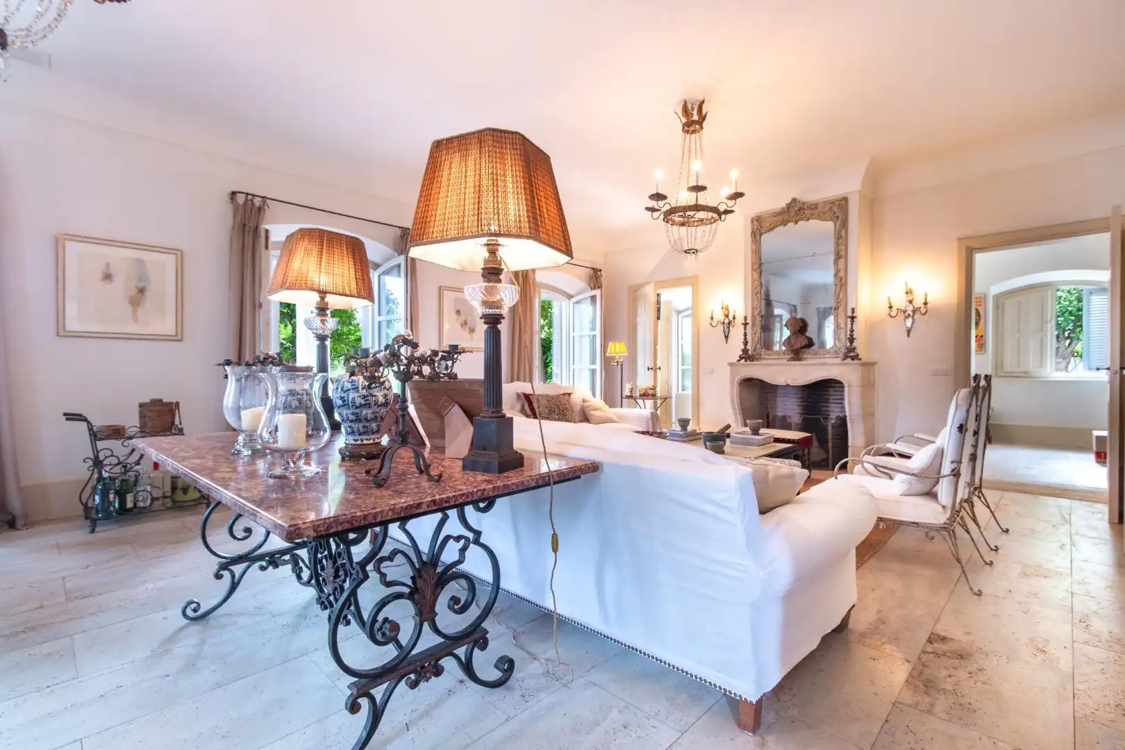 Sala de estar de Casa o chalet en venta en Mojácar con Jardín privado, Terraza y Trastero