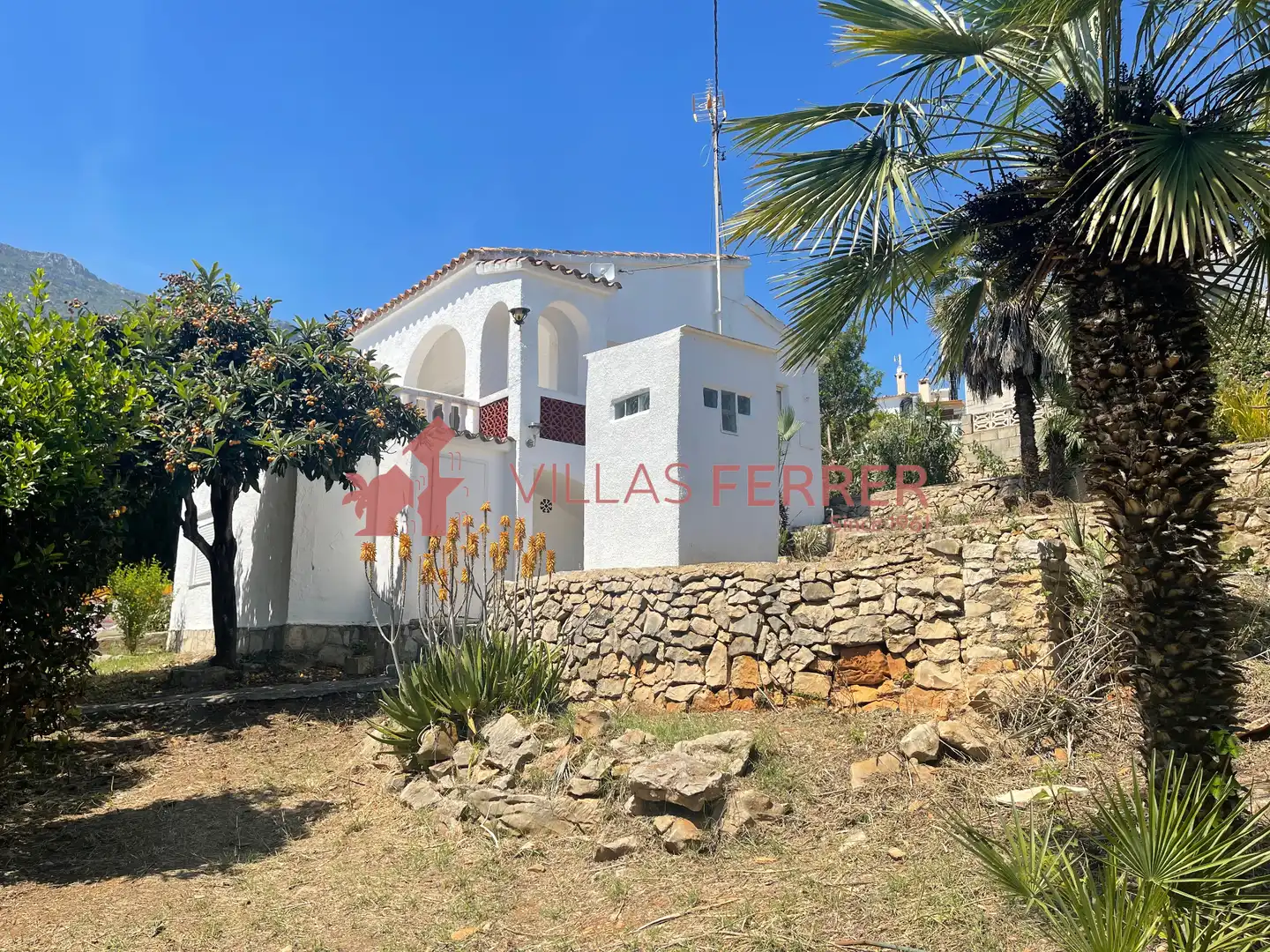 Exterior view of Houses for sale in Dénia  with Air Conditioner, Private garden and Terrace