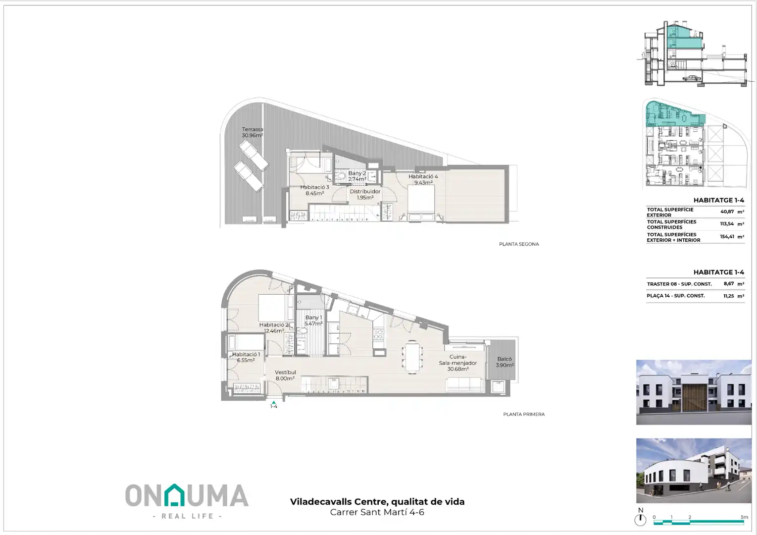 Dúplex en venda en Viladecavalls amb Aire condicionat, Calefacció i Terrassa