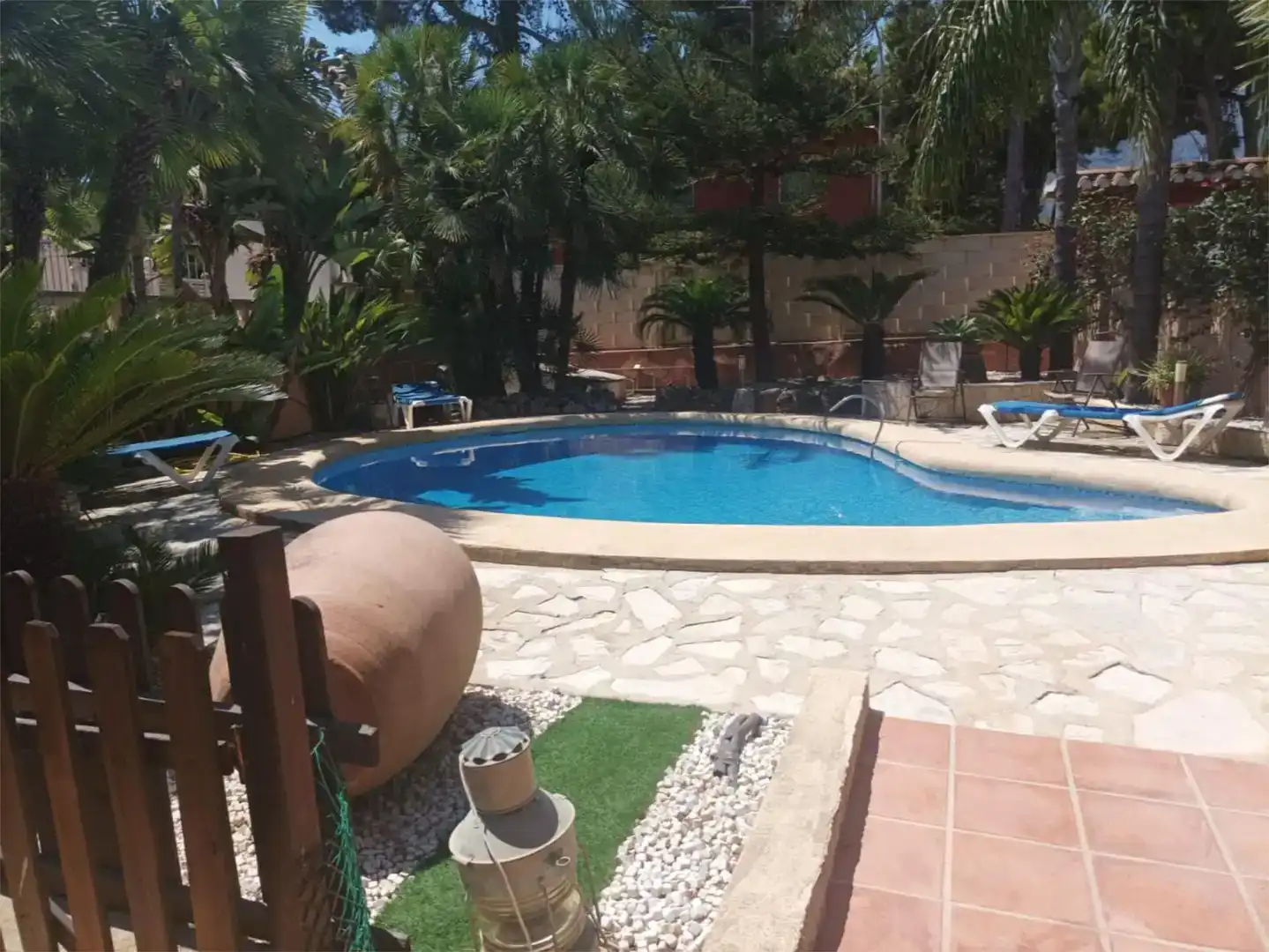 Piscina de Casa o xalet de lloguer en Dénia amb Aire condicionat, Jardí privat i Piscina