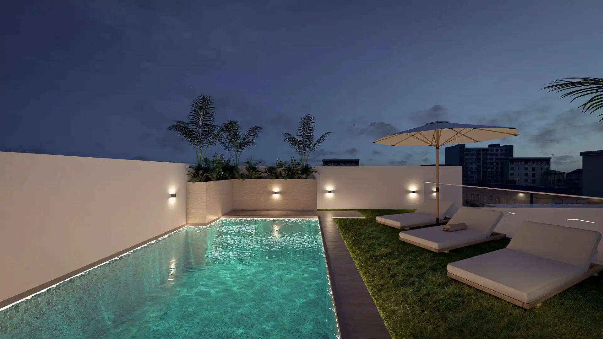 Schwimmbecken von Erdgeschoss zum Verkauf in Torrevieja mit Klimaanlage, Terrasse und Gemeinschaftspool