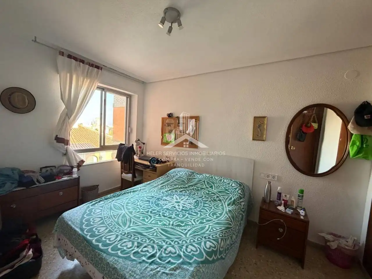 Schlafzimmer von Wohnung zur Miete in Castellón de la Plana / Castelló de la Plana mit Möbliert und Balkon