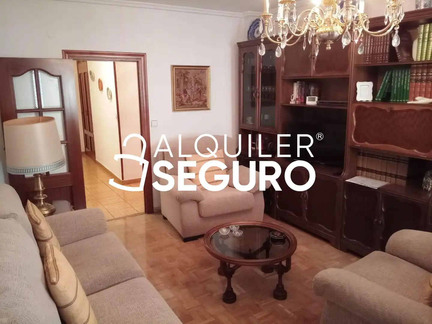 Sala de estar de Piso de alquiler en Valladolid con Calefacción, Terraza y Amueblado
