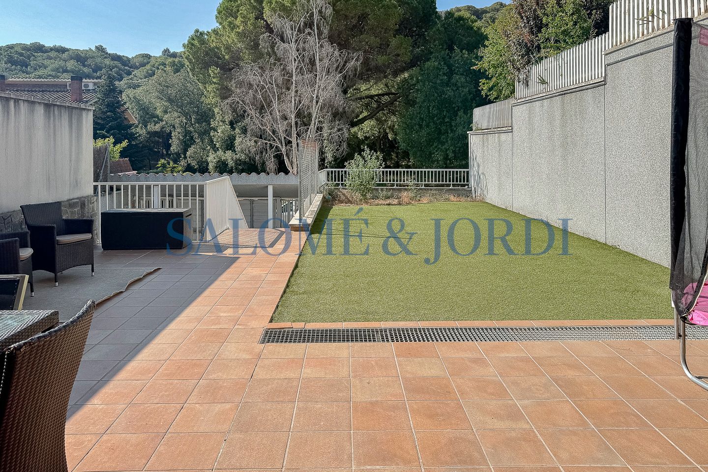 Terrace of Single-family semi-detached for sale in Argentona  with Air Conditioner, Heating and Private garden
