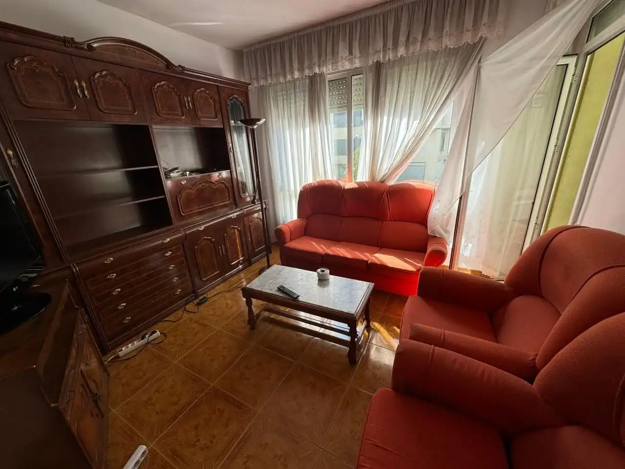 Wohnzimmer von Wohnung zur Miete in Ourense Capital  mit Heizung, Terrasse und Möbliert