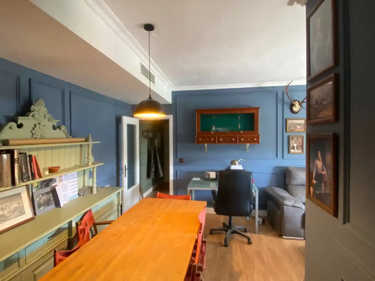Esszimmer von Wohnung zur Miete in Sevilla mit Klimaanlage, Parkett und Möbliert