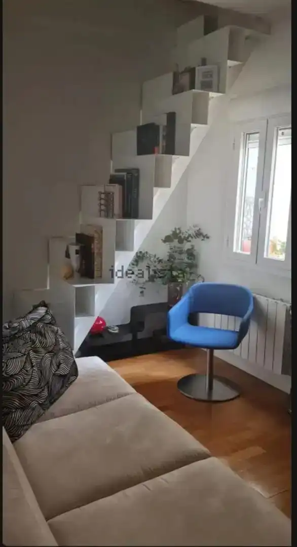 Sala d'estar de Dúplex en venda en Madrid amb Aire condicionat, Parquet i Forn