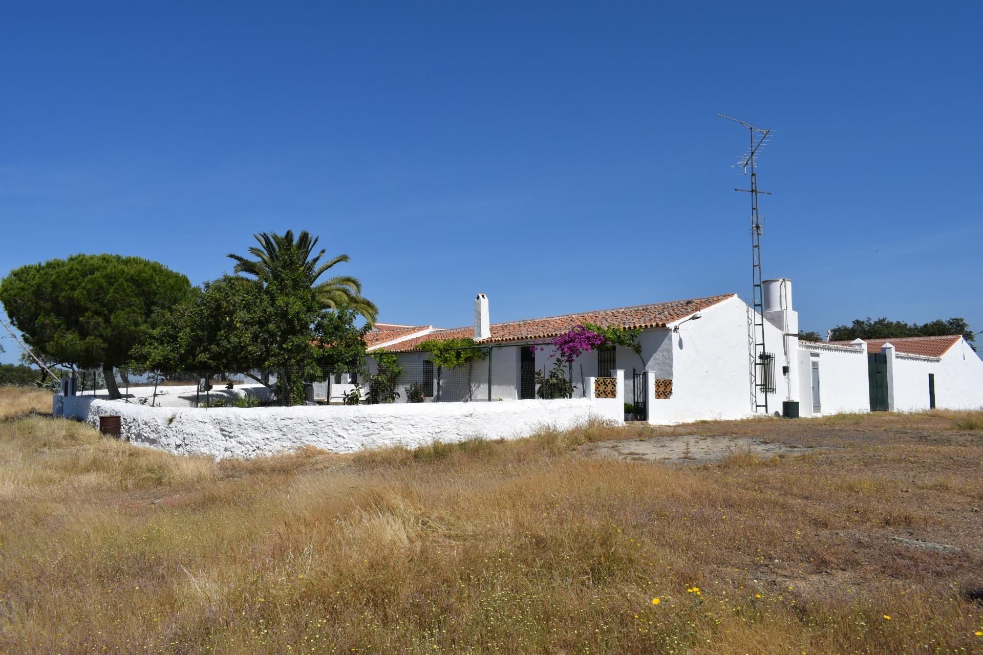 Vista exterior de Finca rústica en venda en Villanueva de los Castillejos amb Jardí privat, Terrassa i Traster