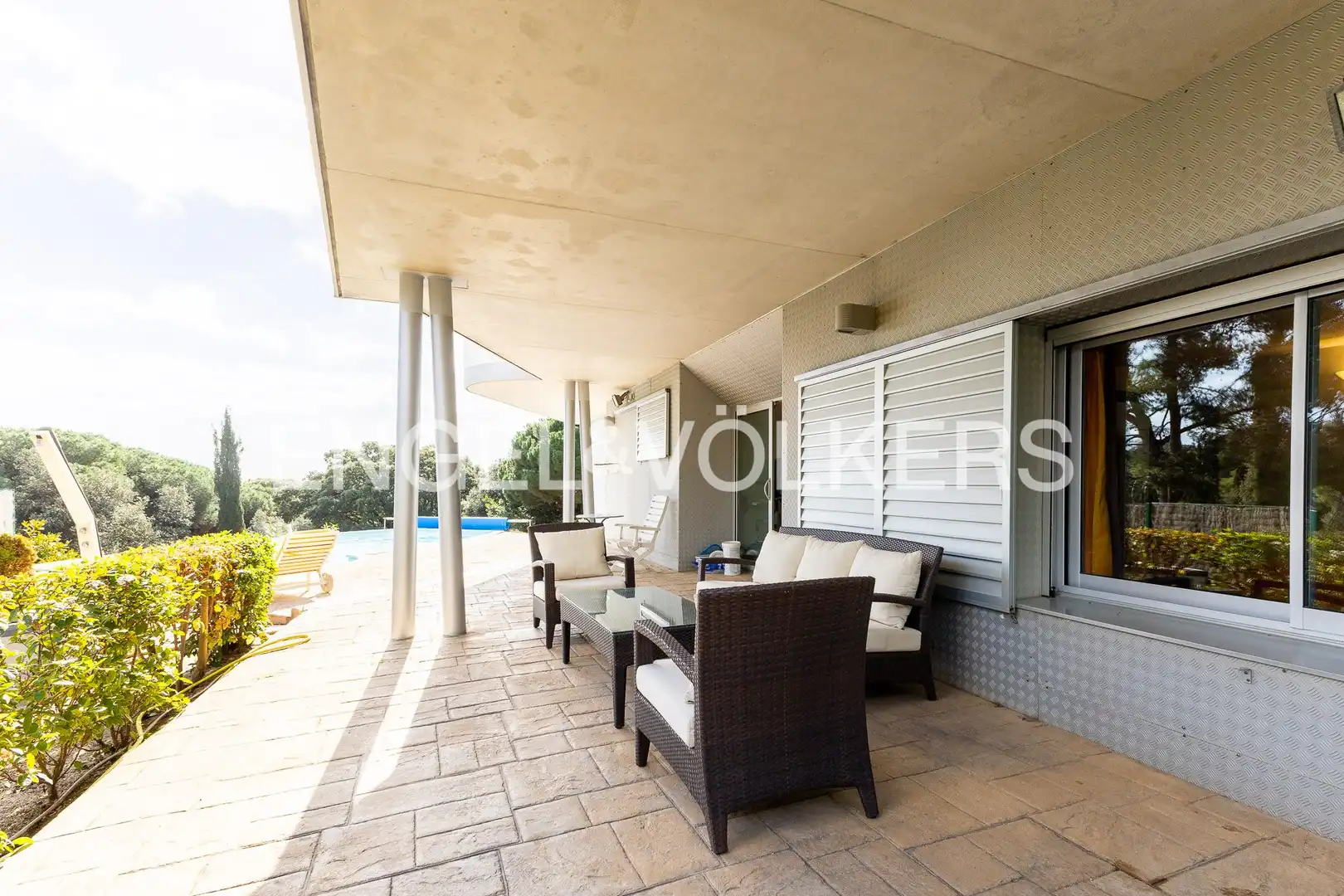 Terraza de Casa o chalet en venta en Sant Andreu de Llavaneres con Calefacción, Jardín privado y Parquet