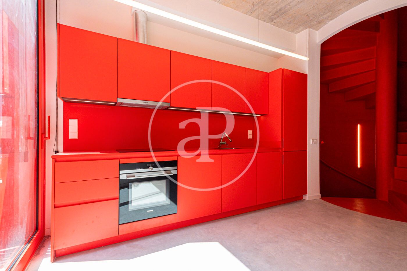 Cocina de Dúplex de alquiler en  Palma de Mallorca con Aire acondicionado, Calefacción y Terraza