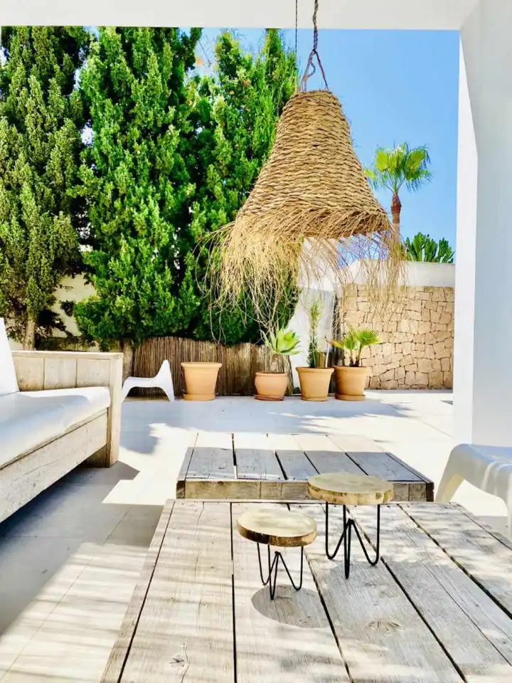 Terraza de Casa o chalet de alquiler en Santa Eulària des Riu con Aire acondicionado, Terraza y Piscina