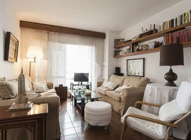 Living room of Flat for sale in Caldes d'Estrac  with Air Conditioner, Heating and Private garden