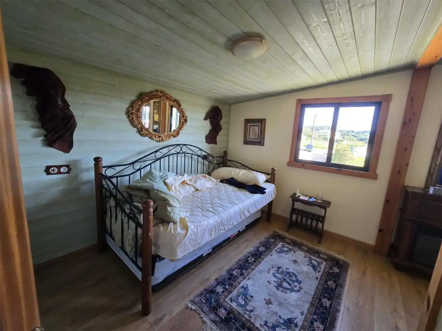 Bedroom of Flat for sale in Oleiros  with Private garden, Furnished and Balcony
