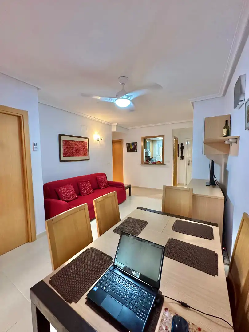 Sala d'estar de Apartament en venda en Oropesa del Mar / Orpesa amb Aire condicionat, Calefacció i Moblat