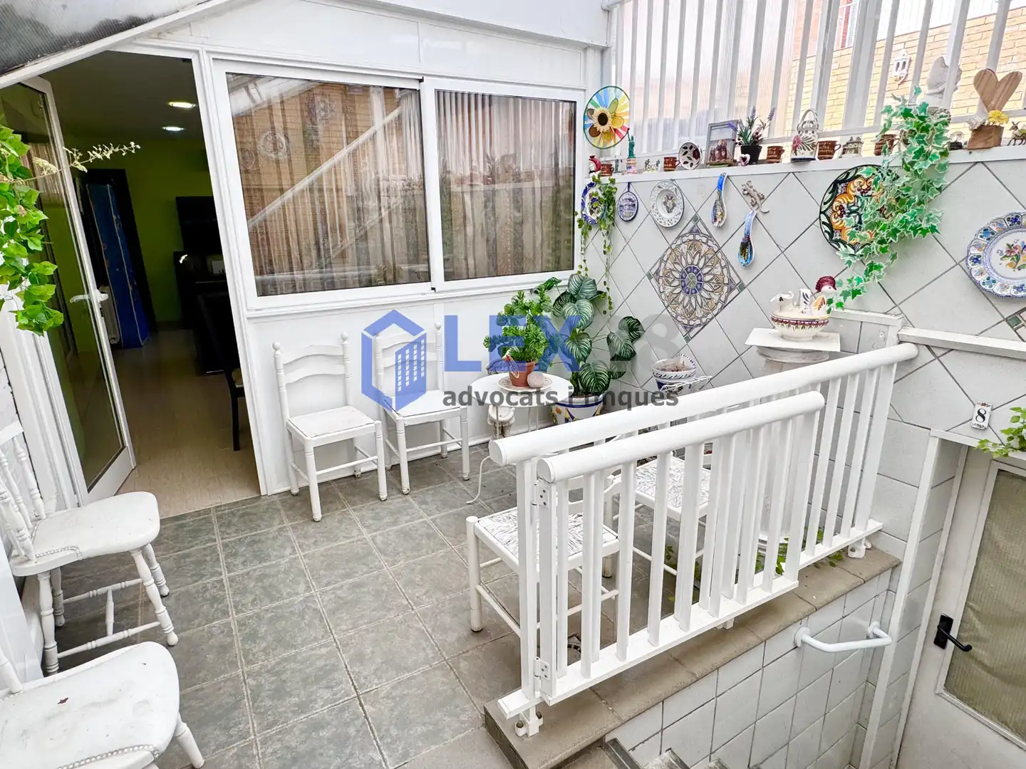 Terraza de Casa adosada en venta en Badalona con Aire acondicionado, Calefacción y Jardín privado
