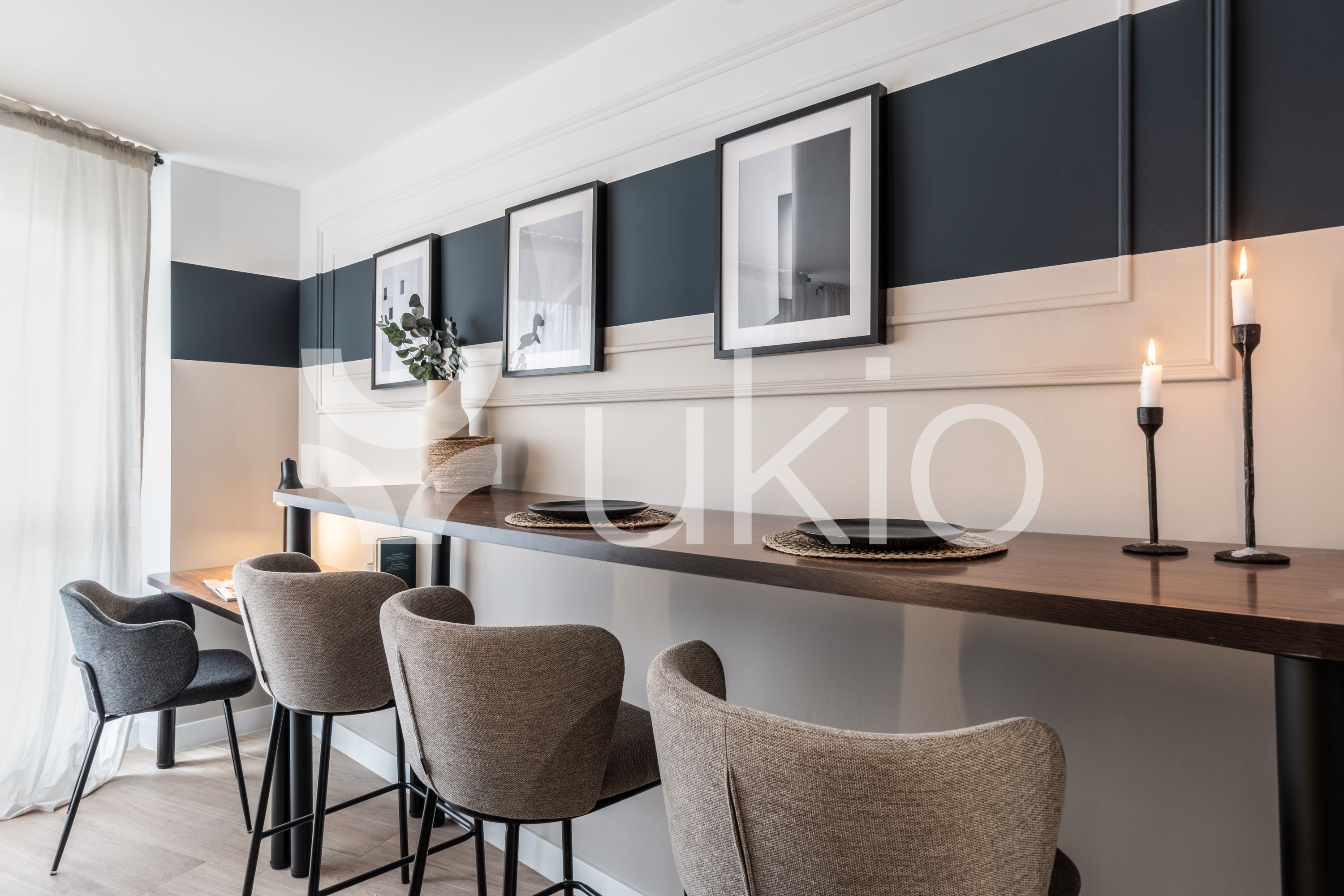Dining room of Apartment to rent in  Madrid Capital  with Air Conditioner, Heating and Storage room