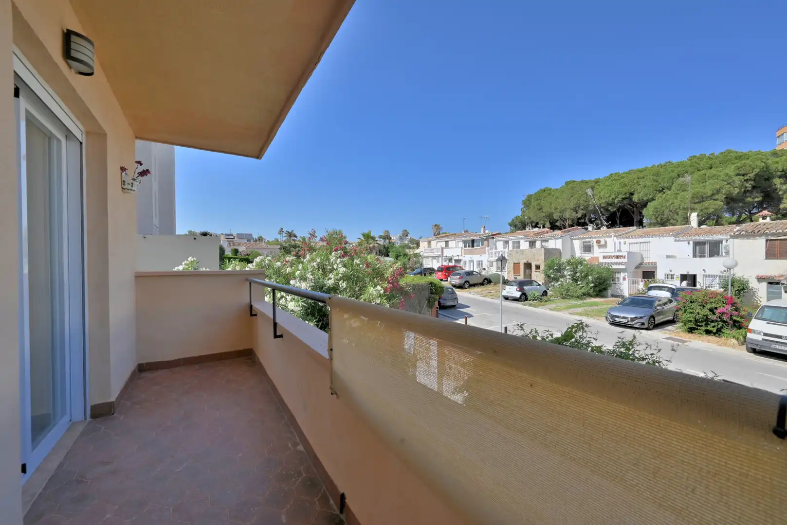 Balcony of Apartments for sale in Mijas  with Air Conditioner, Terrace and Swimming Pool