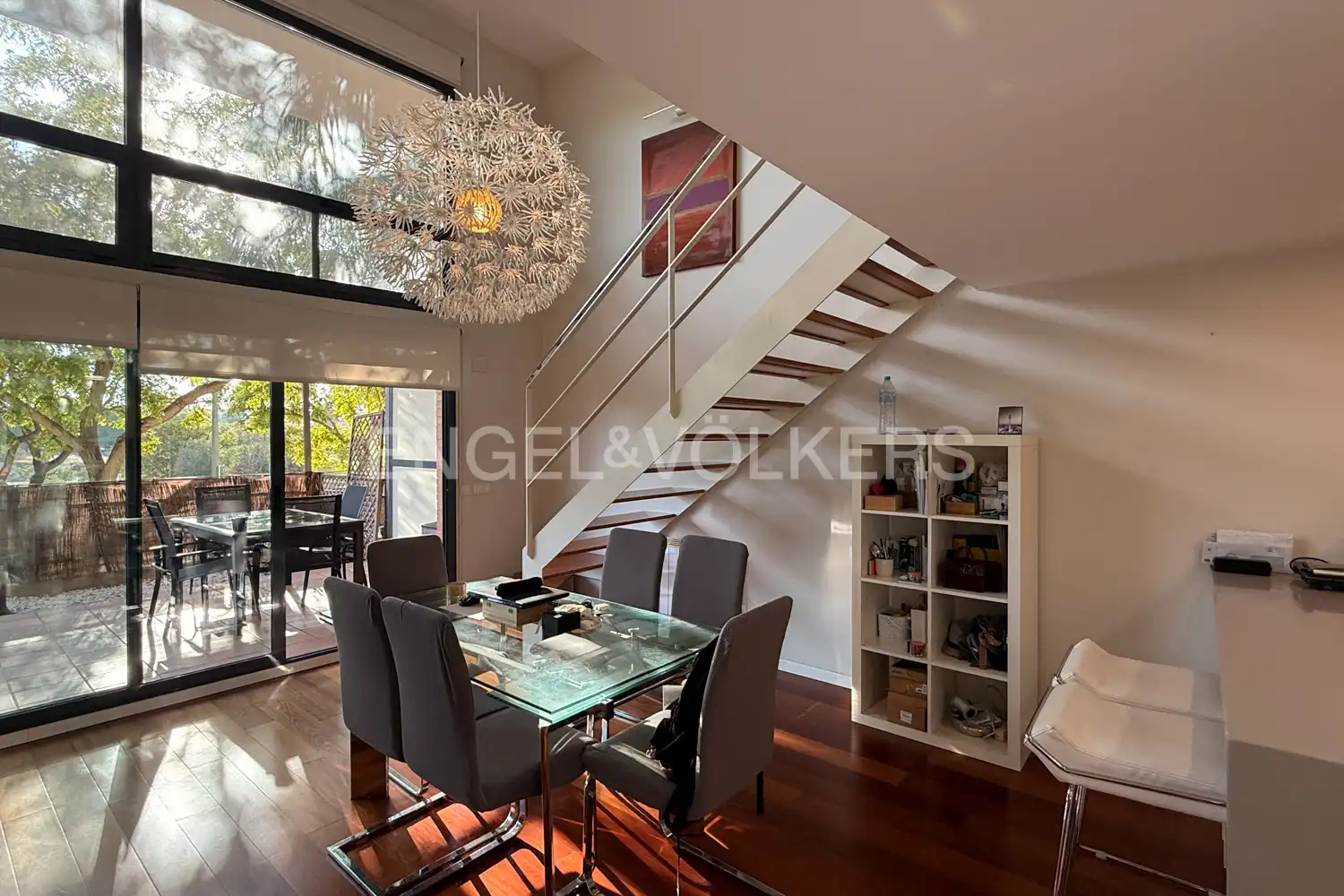 Dining room of Flat for rent in Paterna  with Air Conditioner, Heating and Parquet flooring