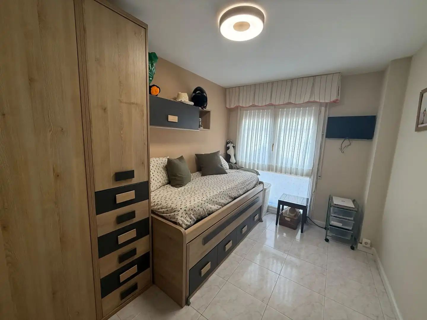 Schlafzimmer von Wohnung zum Verkauf in Noja mit Heizung, Terrasse und Abstellraum