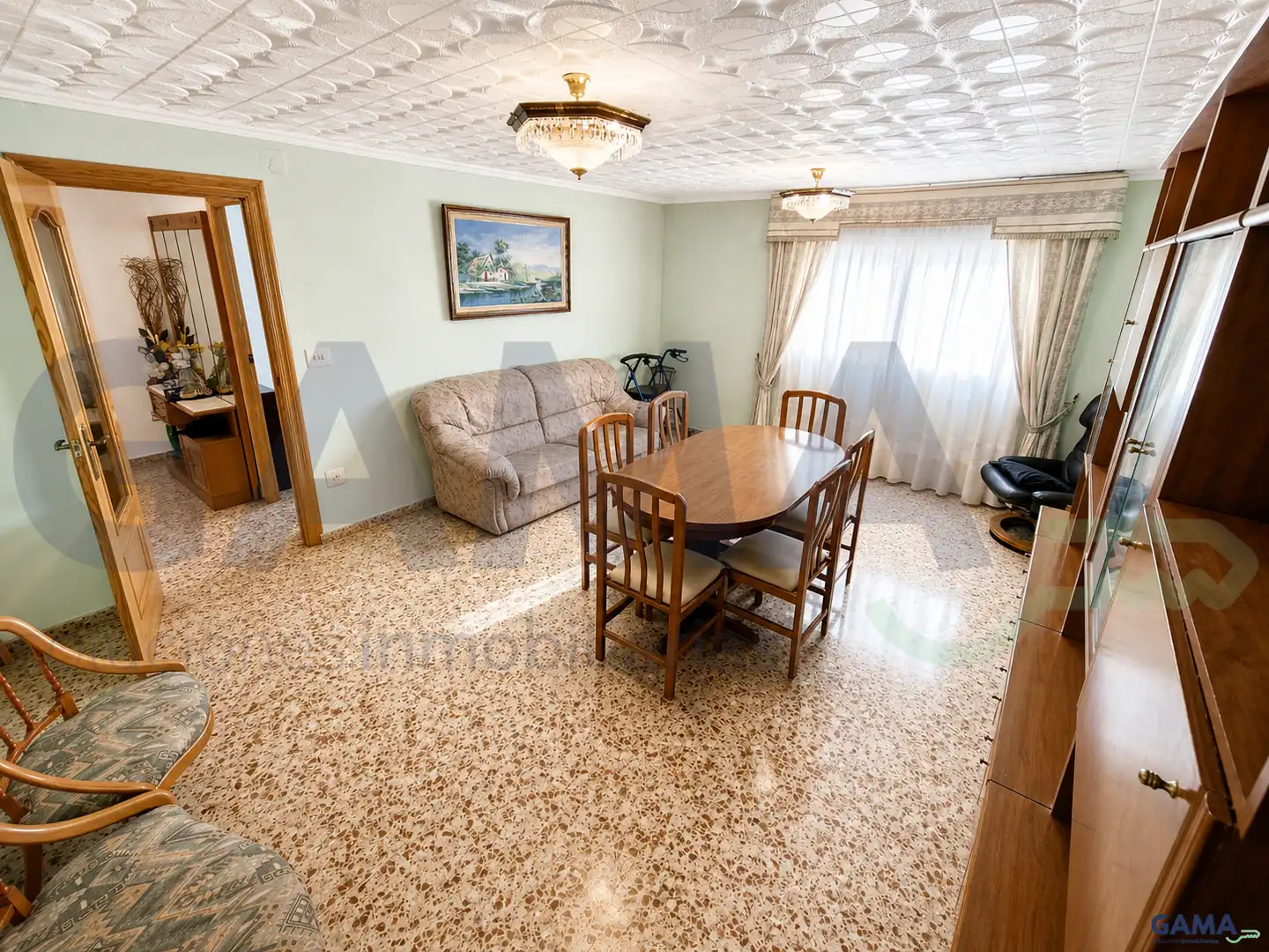 Sala d'estar de Pis en venda en Algemesí amb Aire condicionat