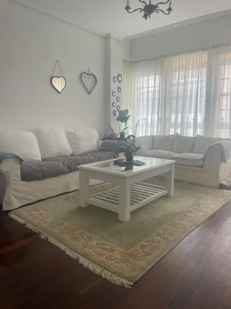 Wohnzimmer von Wohnung zur Miete in Ferrol mit Möbliert, Ofen und Waschmaschine