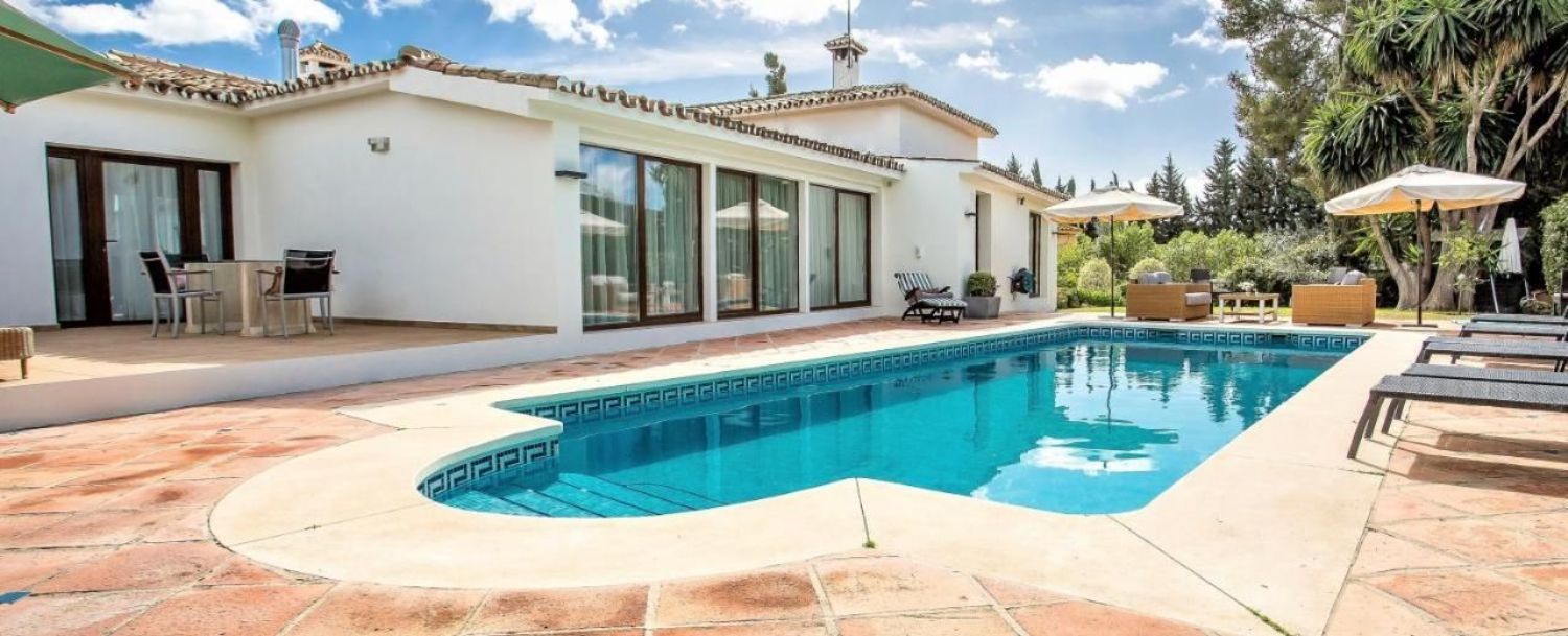 Garden of House or chalet to rent in Marbella  with Air Conditioner, Terrace and Storage room
