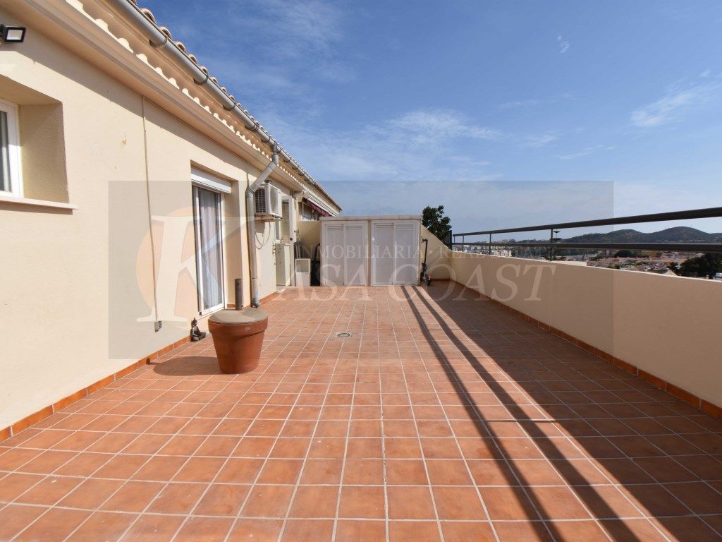Terraza de Ático en venta en Mijas con Aire acondicionado, Jardín privado y Terraza