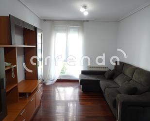 Living room of Flat to rent in Santander  with Heating, Parquet flooring and Balcony