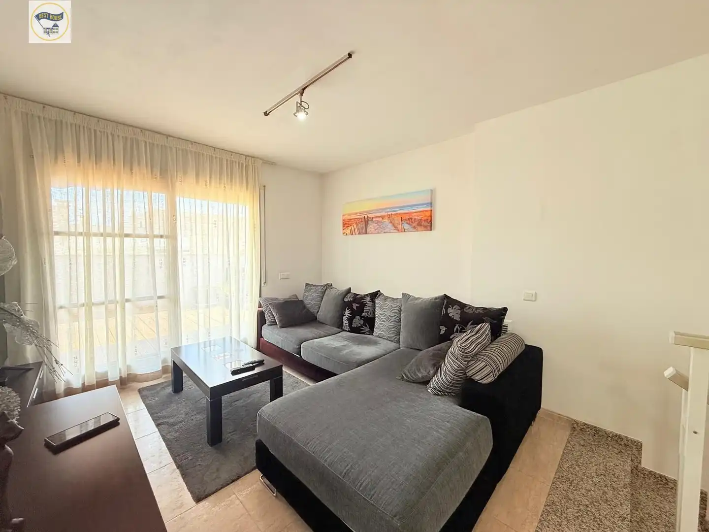 Living room of Attic for sale in La Ràpita  with Heating, Terrace and Balcony