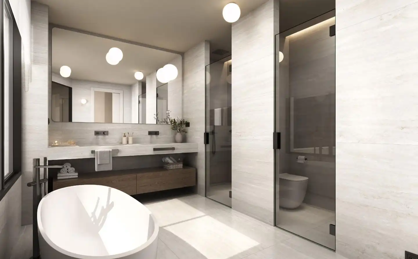 Bathroom of Houses for sale in Castelldefels  with Air Conditioner, Heating and Private garden