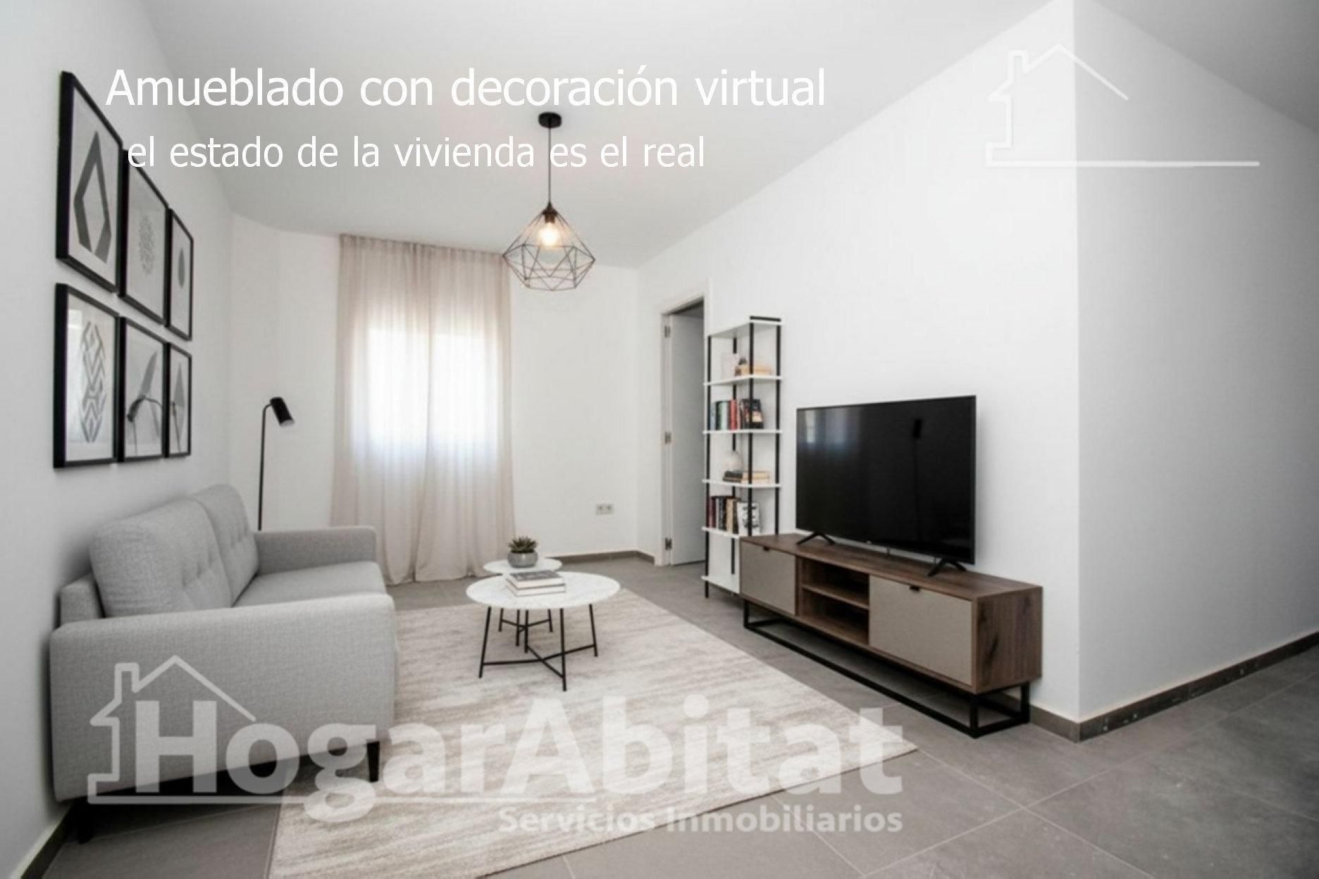 Living room of Flat for sale in Castellón de la Plana / Castelló de la Plana  with Air Conditioner