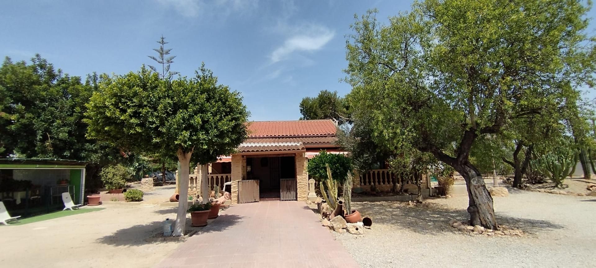 Vista exterior de Casa o xalet en venda en Elche / Elx amb Aire condicionat, Calefacció i Jardí privat