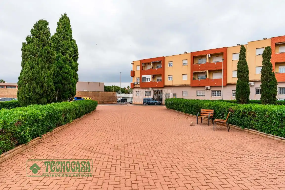 Exterior view of Flat for sale in Roquetas de Mar  with Air Conditioner