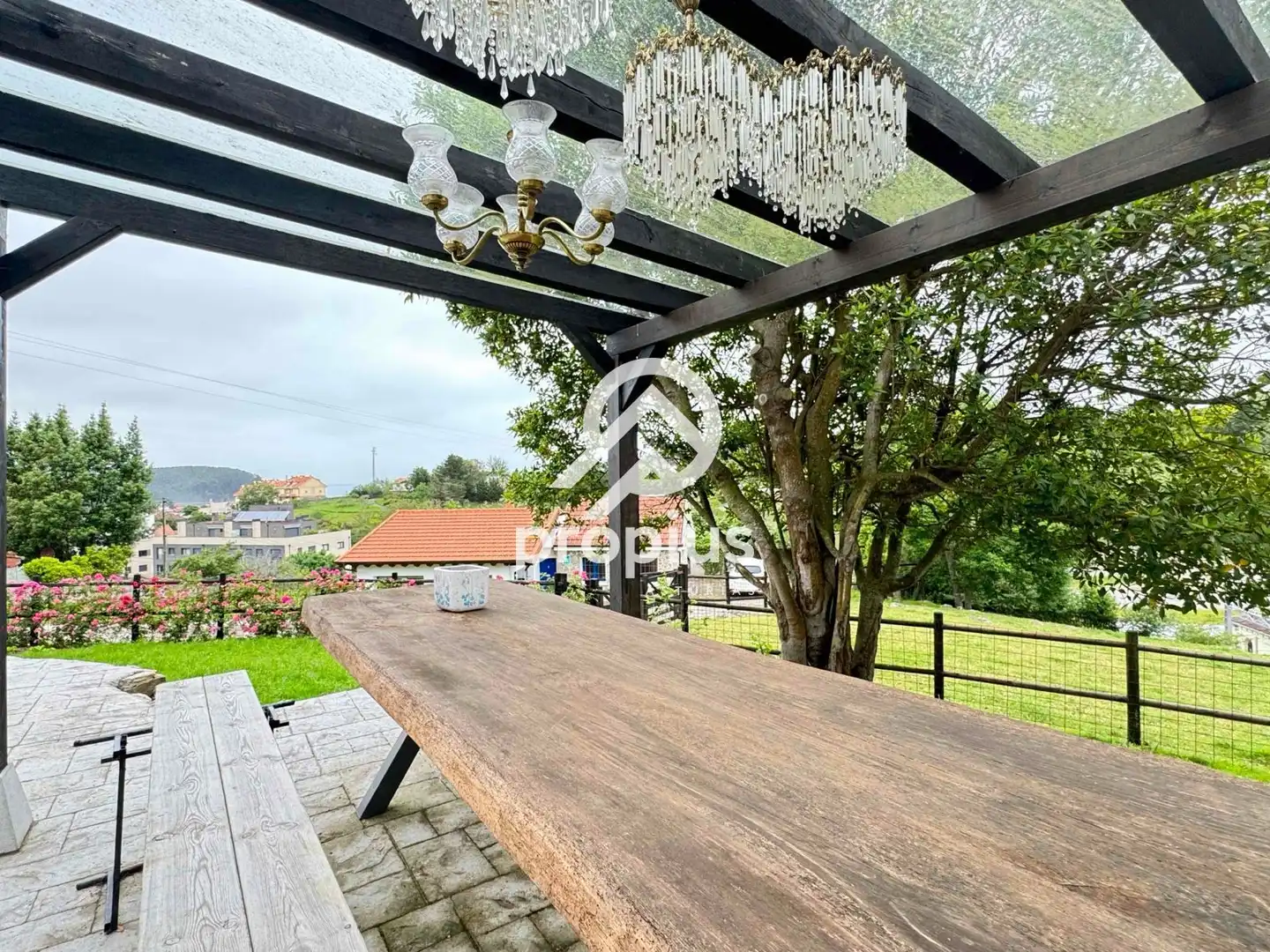 Terraza de Casa o chalet en venta en Ribadesella con Calefacción, Jardín privado y Terraza