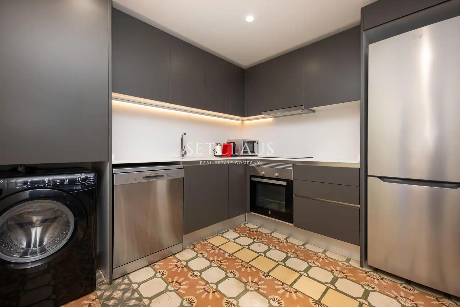 Cuina de Dúplex en venda en Barcelona amb Aire condicionat, Calefacció i Parquet
