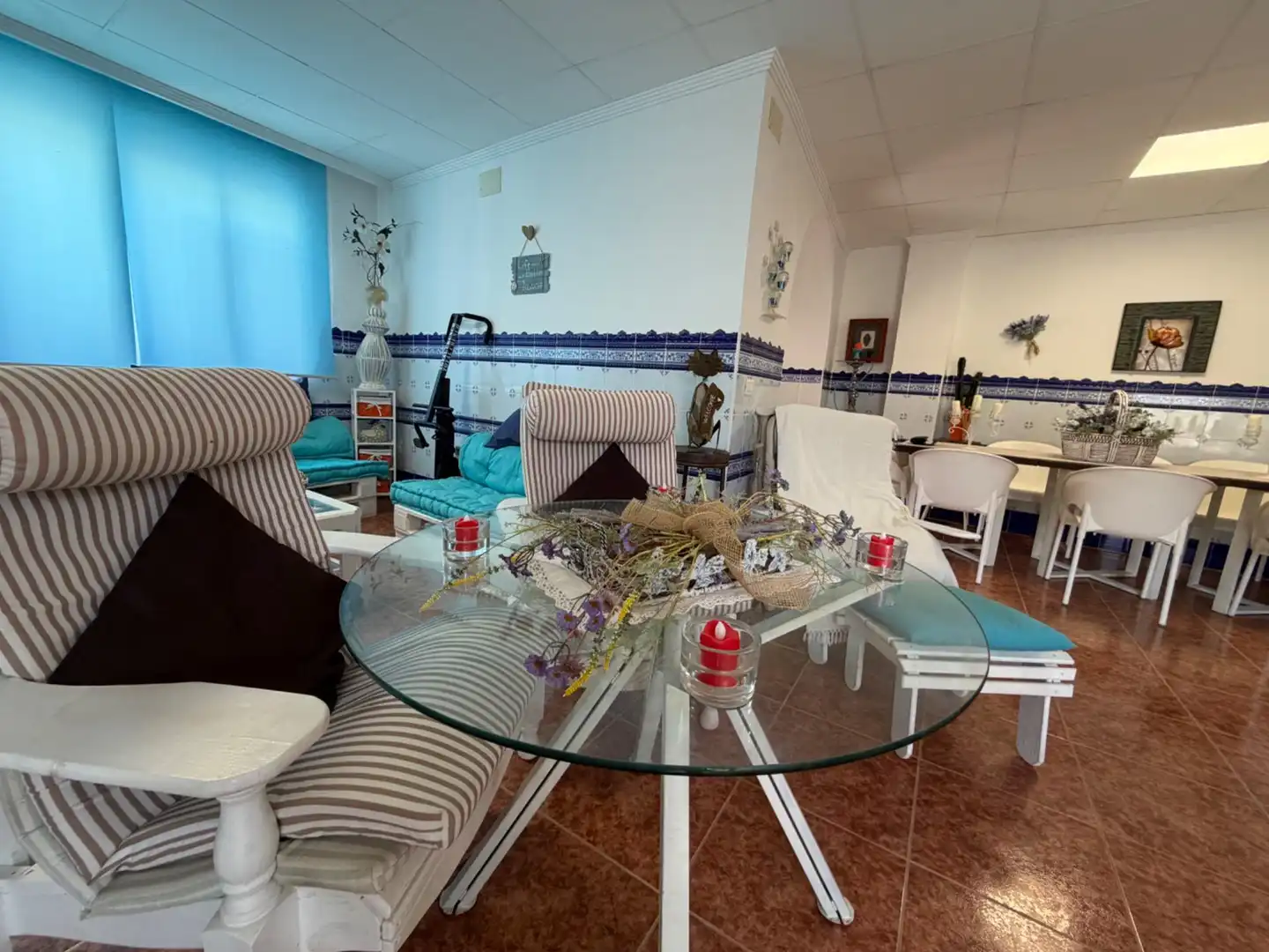 Dining room of Ground floor for sale in Chilches / Xilxes  with Private garden, Terrace and Furnished