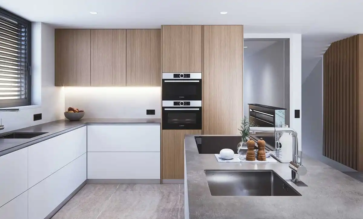 Cocina de Casa o chalet en venta en Cartagena con Aire acondicionado, Jardín privado y Terraza