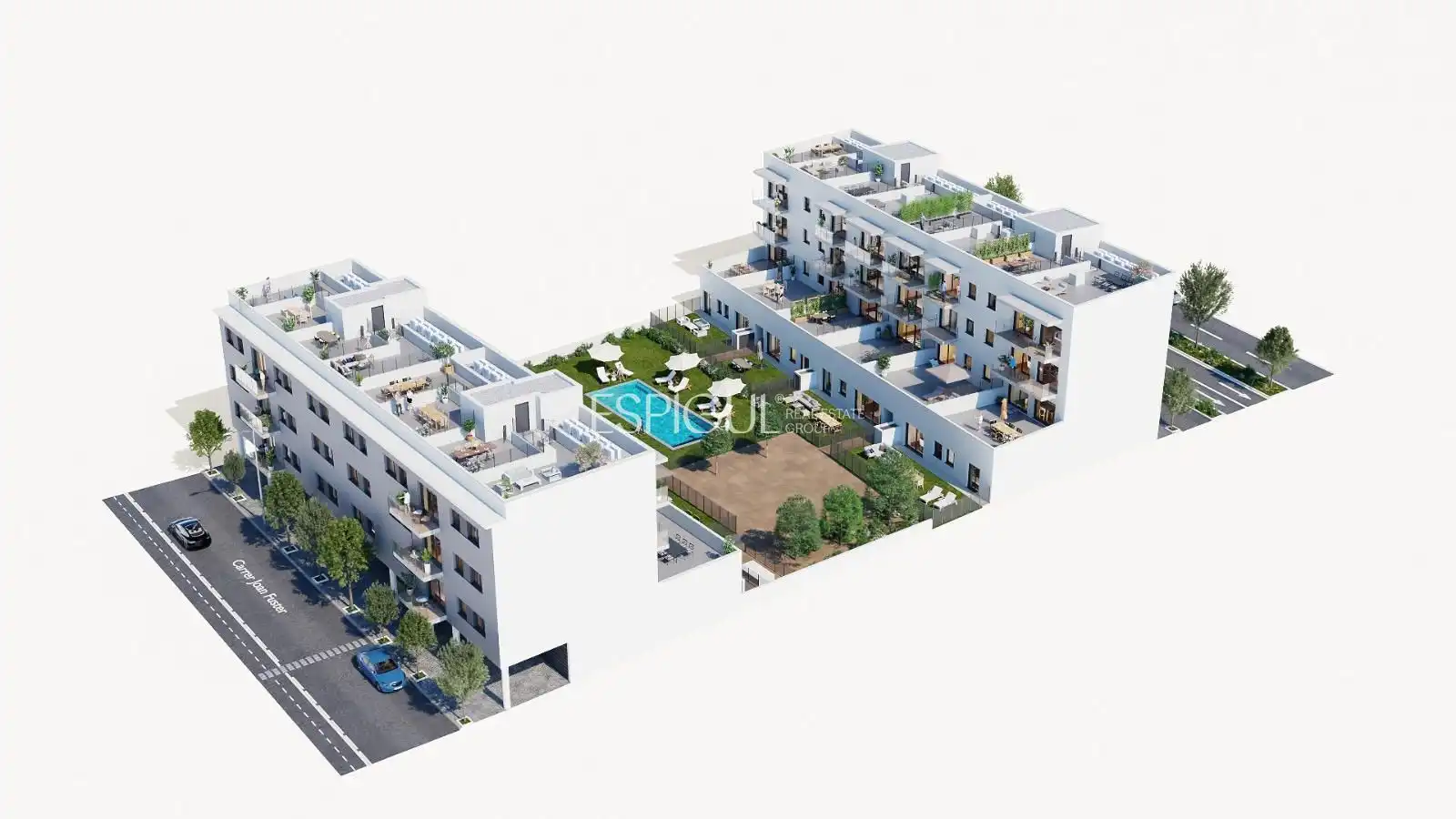 Vista exterior de Piso en venta en Sarrià de Ter con Calefacción, Terraza y Trastero